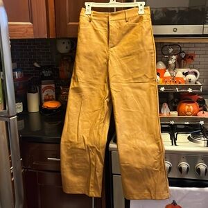 Avec les Filles faux leather pants